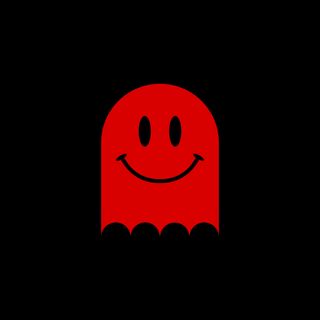 A red Fast Ghost logo.