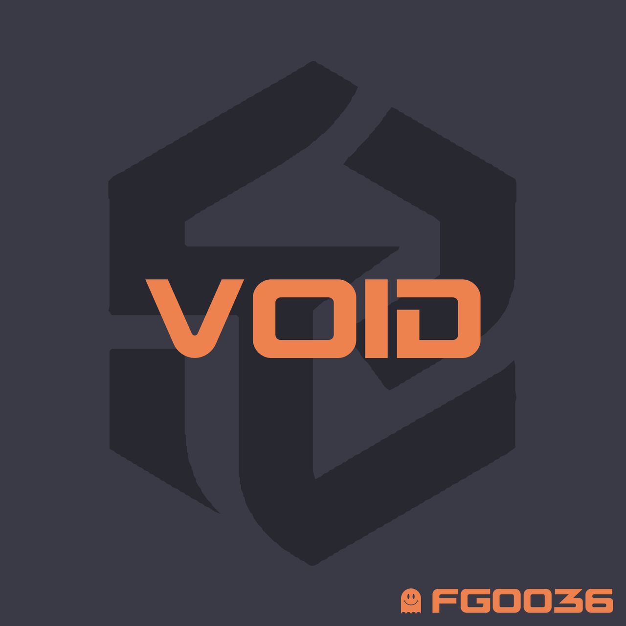 Greyish background with the word Void over the top of a mysterious shape.