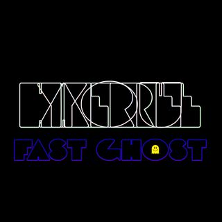 Messy overlayed text and the words Fast Ghost.